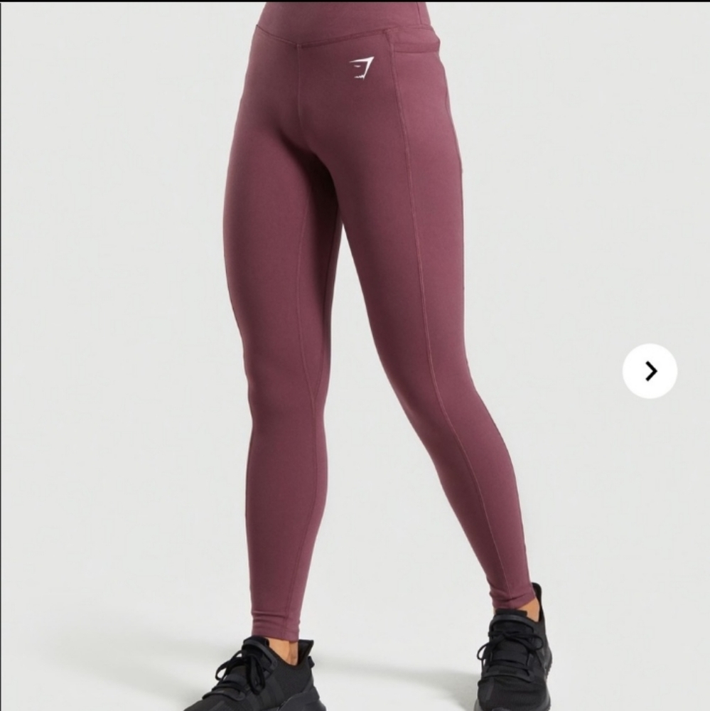 Gymshark Dreamy berry red leggings small